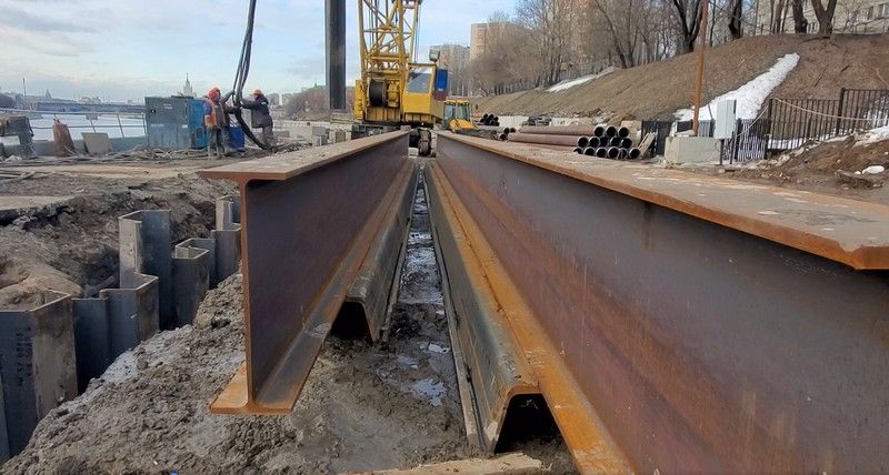 Шпунт балочный 2хЛ5-УМ+25Ш1